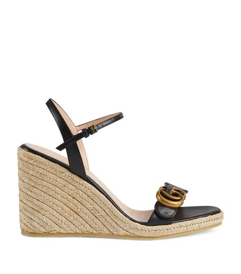 Gucci aitana espadrille wedge